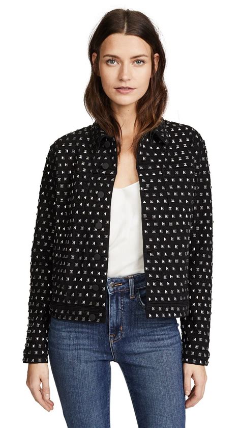 L'AGENCE Celine Jacket in Vintage Black 